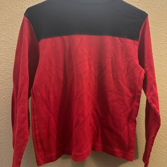 American Outpost Women's Long Sleeve Tee - Red and Black - Picture 4 of 4